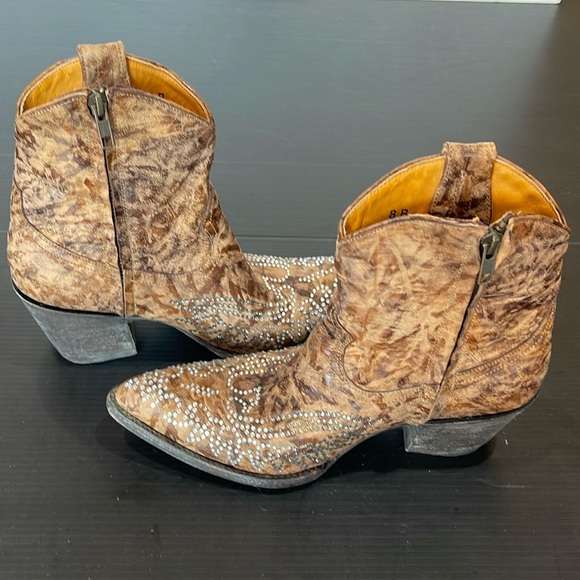 Old Gringo Eagle Swarovski Crystal Boots Sz 8 - Picture 4 of 8